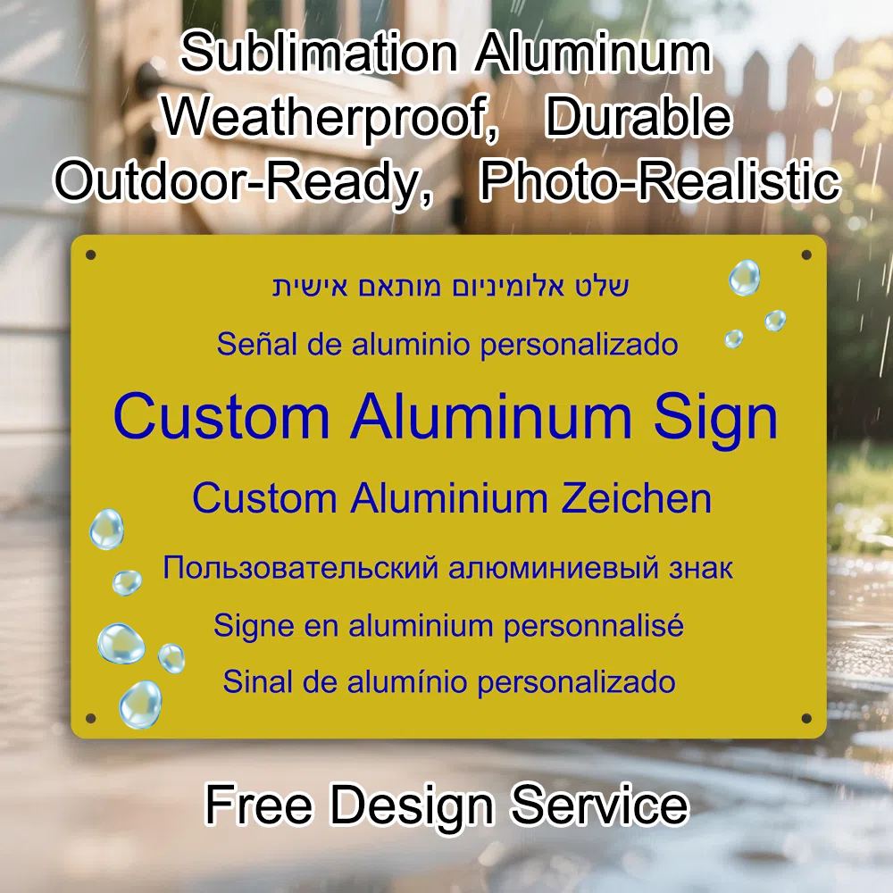 Custom Aluminum Metal Sign Per - Pet Portrait Custom review and price