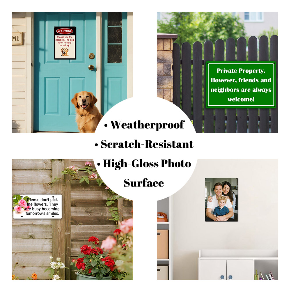 Custom Aluminum Metal Sign Per - Pet Portrait Custom review and price