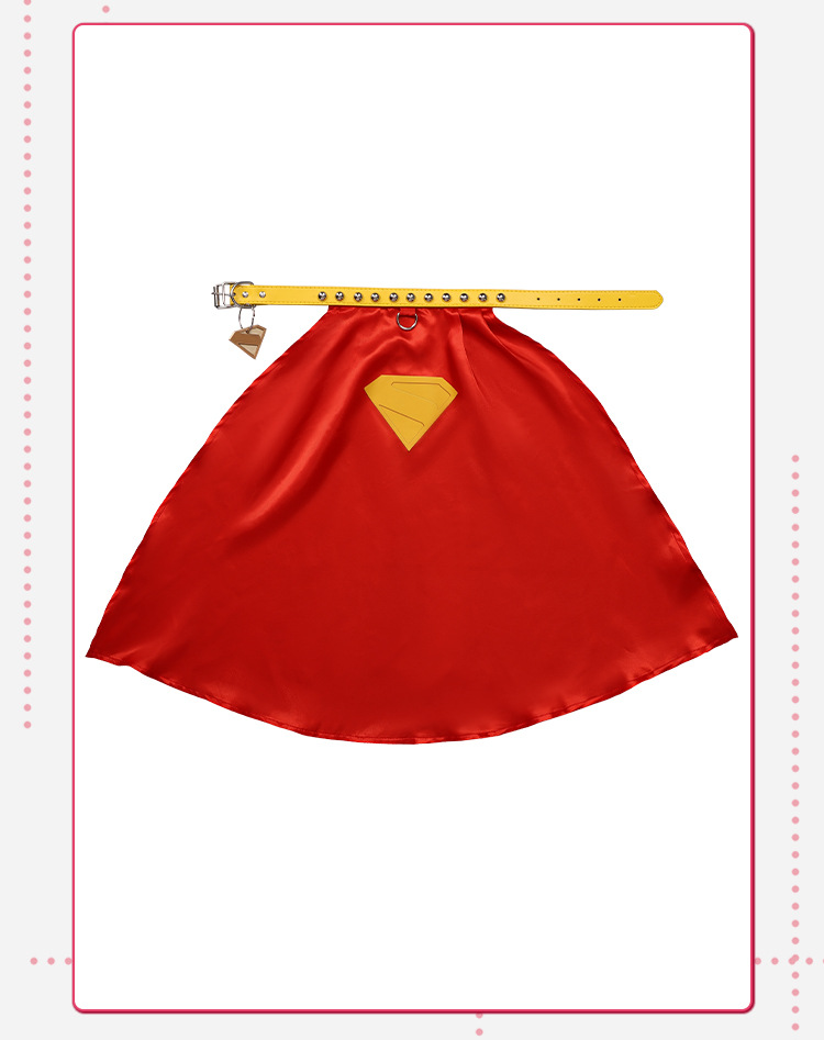 Red Krypto Cosplay Cloak Super - Pet Portrait Custom review and price